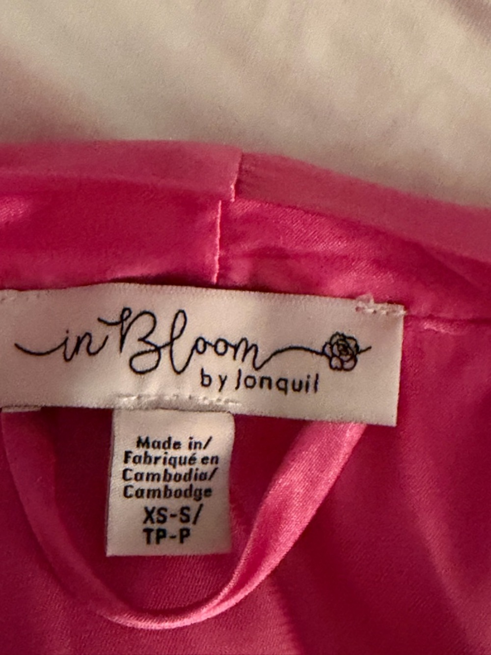 In Bloom by Jonquil Love Story Luxe Satin Halter Chemise Pink Slip & Robe - Picture 10 of 16